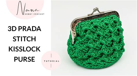 prada kiss lock coin purse|3D PRADA STITCH KISS LOCK PURSE .